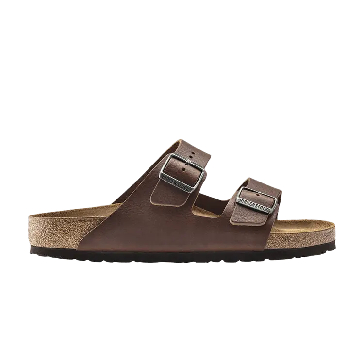 

Кроссовки Birkenstock Arizona Leather Vintage Wood Roast, коричневый