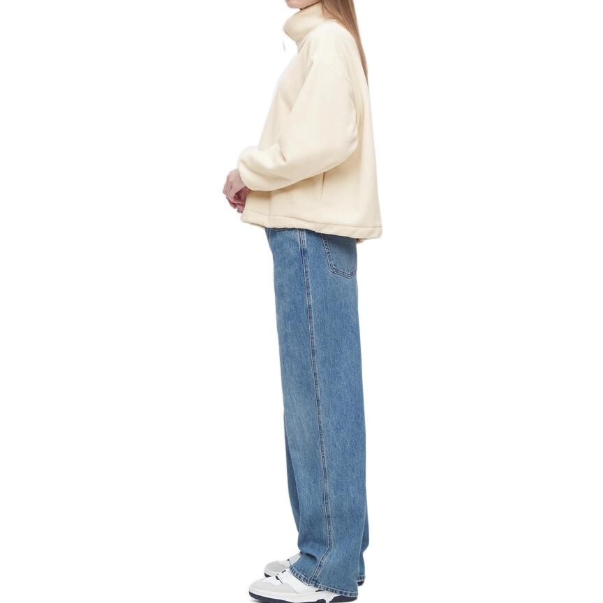 Бархатная куртка женская Off White Uniqlo — фото 4