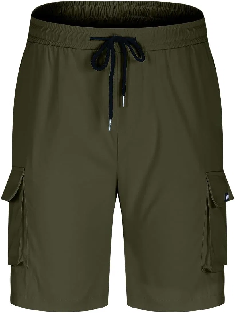 Шорты карго мужские, Army Green — фото 4