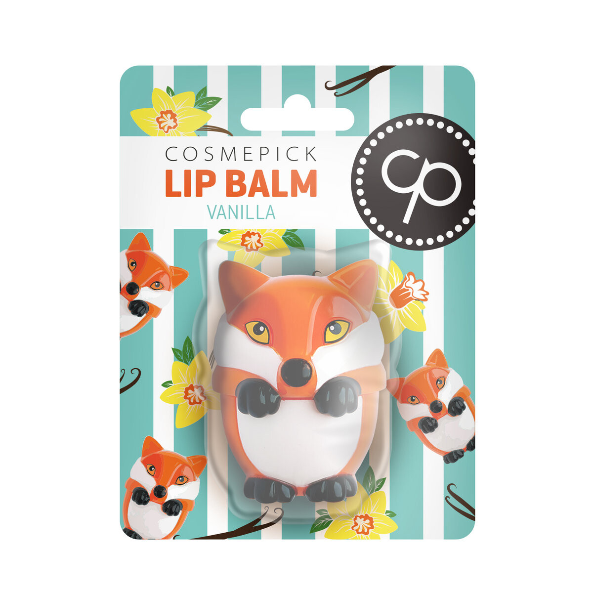 

Cosmepick, Бальзам для губ Vanilla Fox, бальзам для губ, ваниль, 6 г