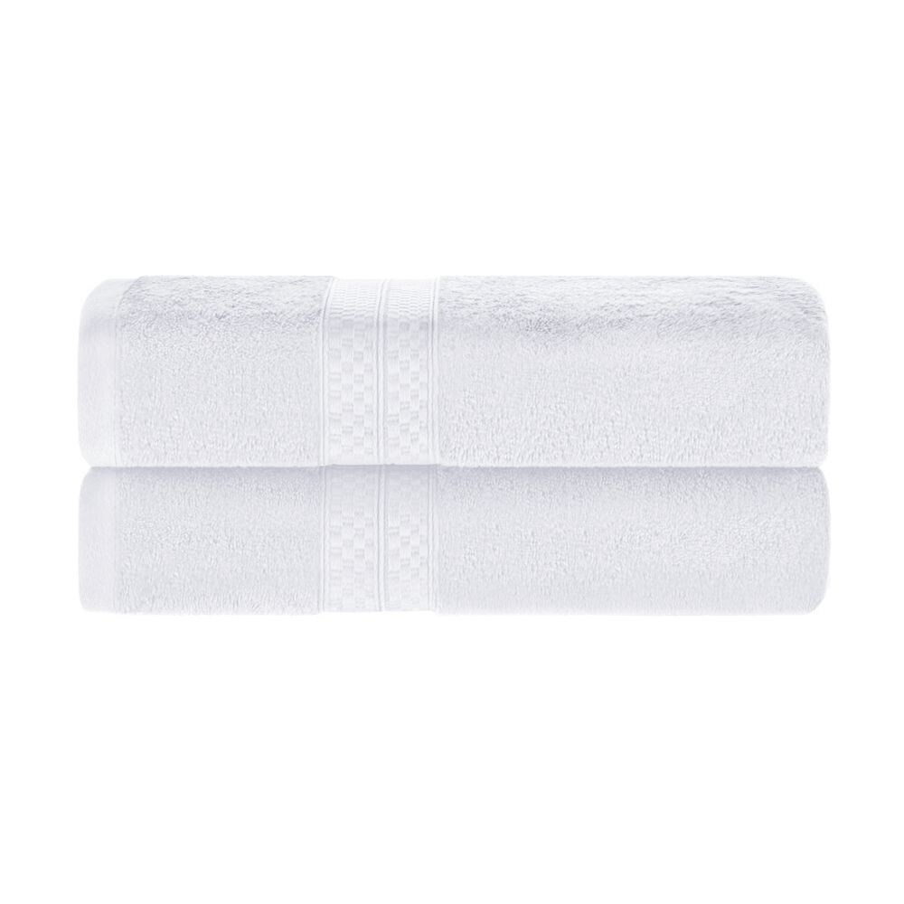 

Набор банных полотенец SUPERIOR Rayon from Bamboo Blend Solid, 2 шт., белый