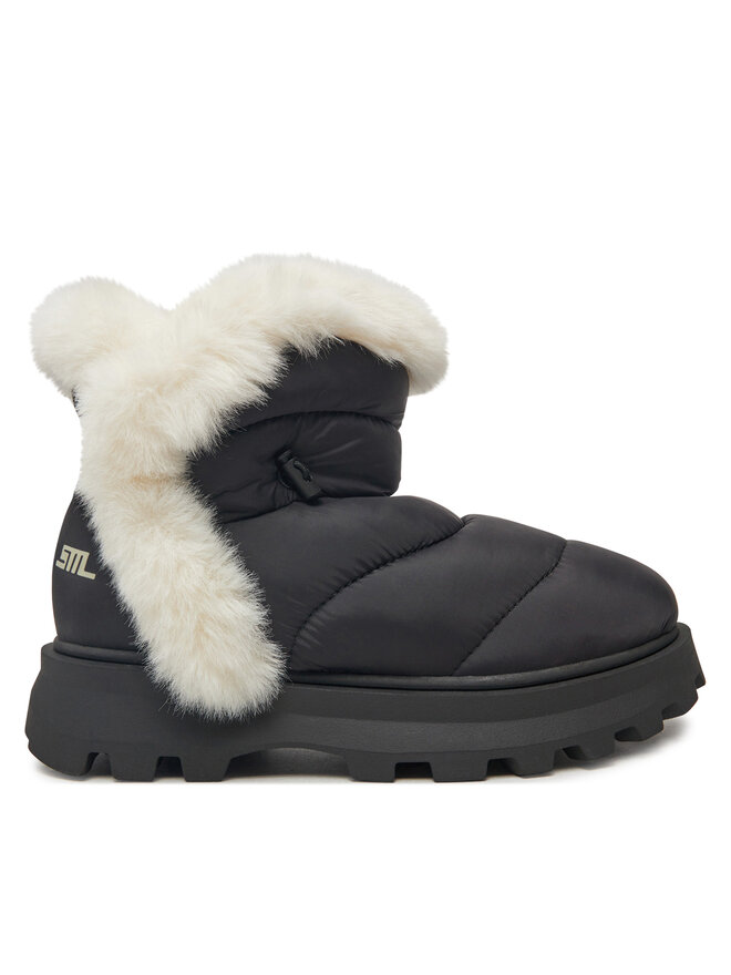 Женские зимние ботинки Steve Madden Frostee стеганые с искусственным мехом, черный
