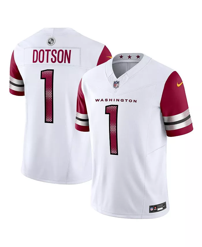 

Мужская футболка Washington Commanders Vapor F.U.S.E. Limited с именем и номером Jahаn Dotson Nike, белый