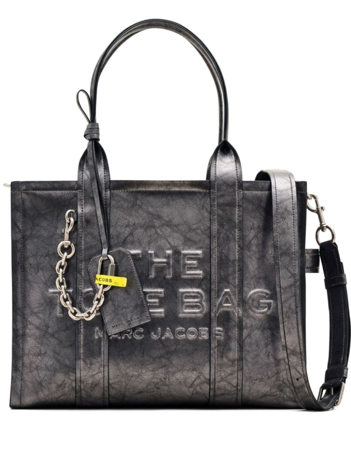 

Сумка The Metallic Tote Bag Marc Jacobs, черный