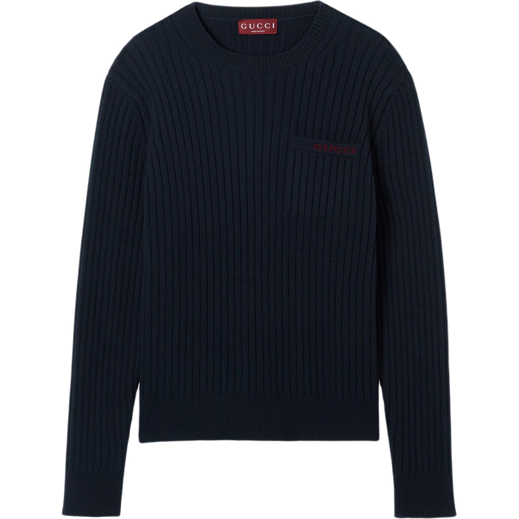 

Свитер FW25 Fitted мужской GUCCI, синий