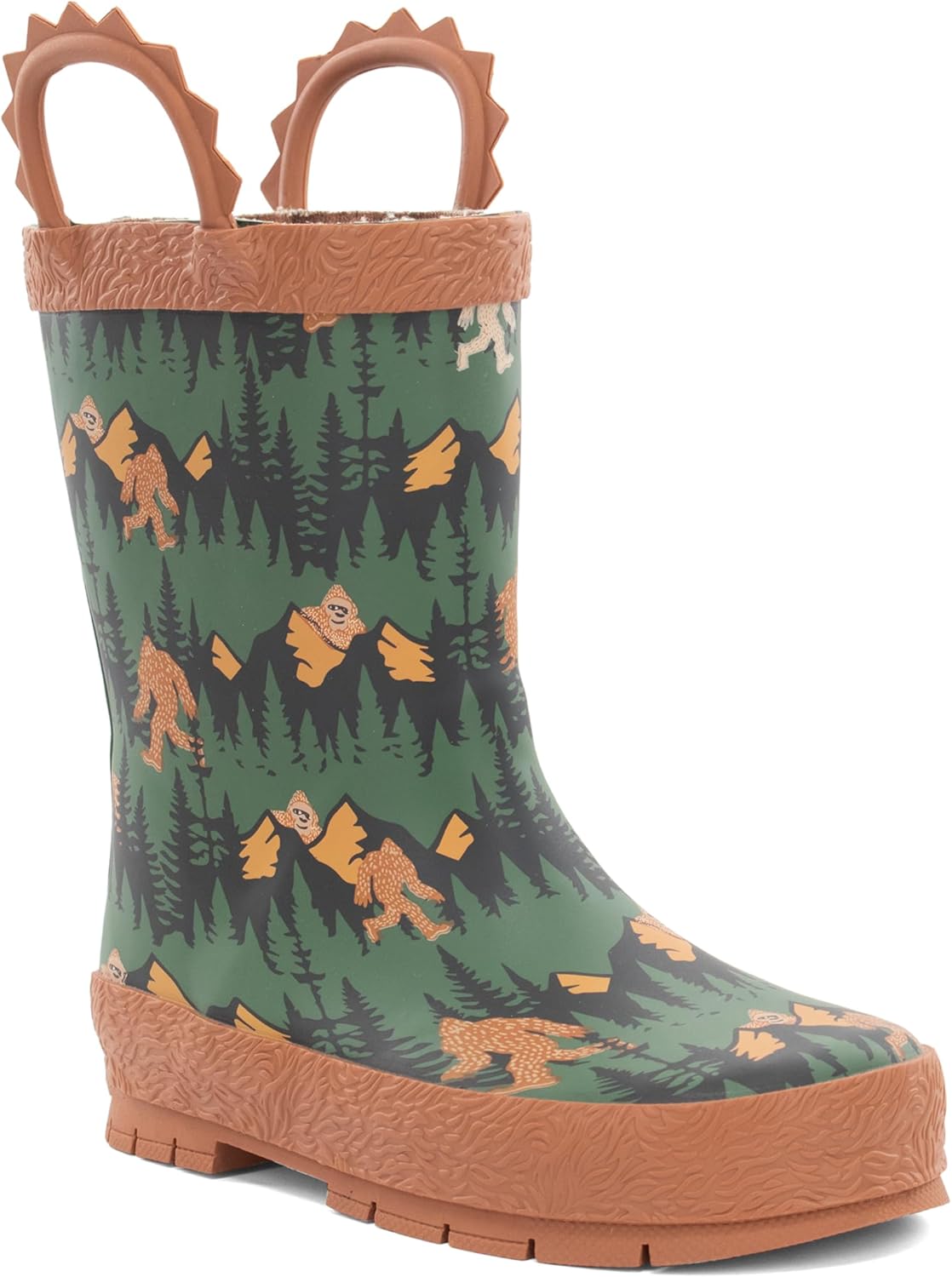 

Детские резиновые сапоги Western Chief с ручками для надевания - премиальные водонепроницаемые сапоги для мальчиков и девочек, Bigfoot