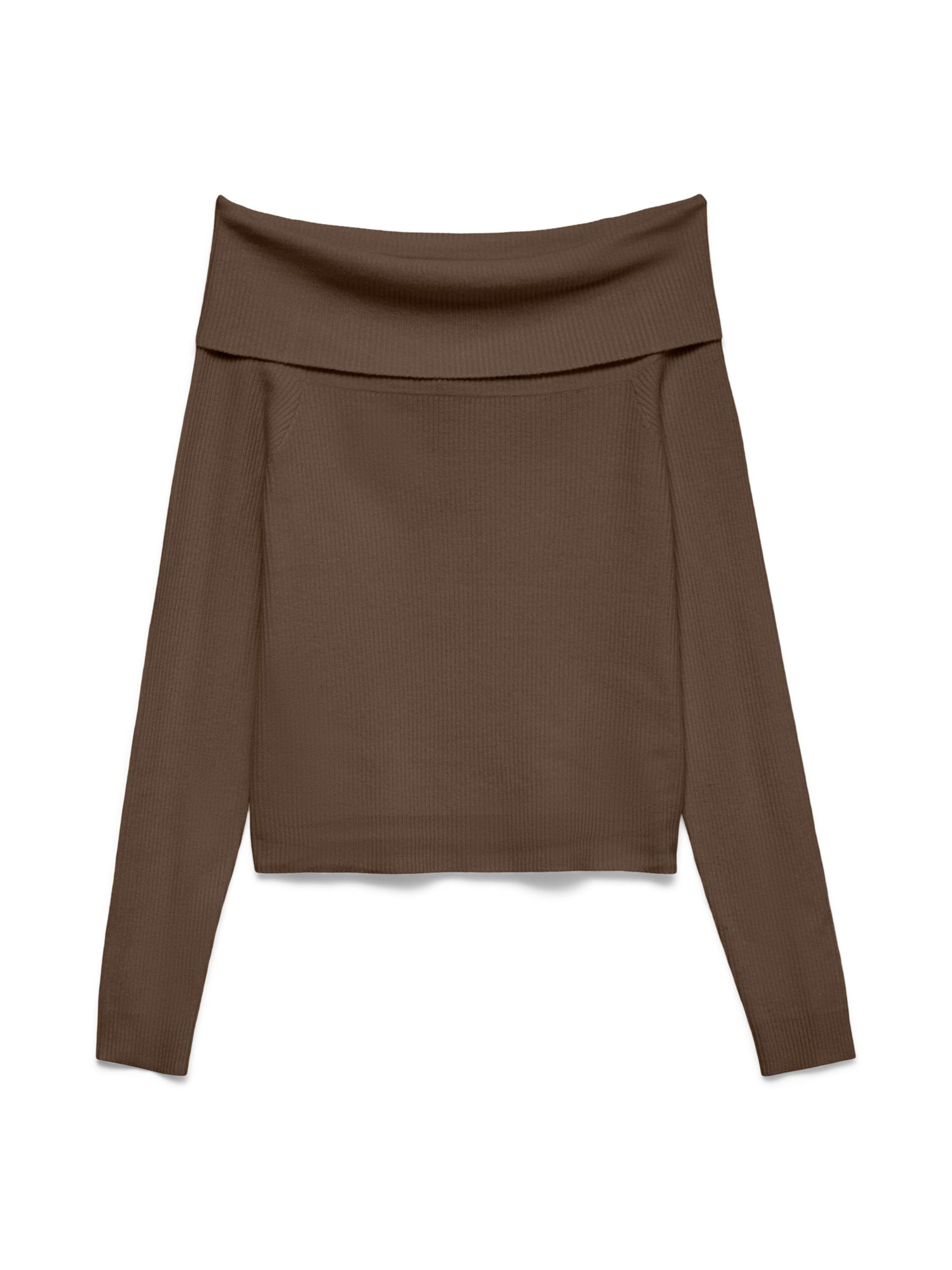 

VERO MODA Свитер 'VMEris' в коричневом цвете