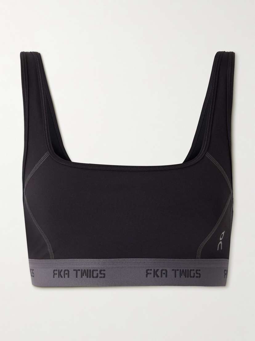 

Спортивный бюстгальтер Fka Twigs Studio из переработанного трикотажа с эластичным лифом On, черный
