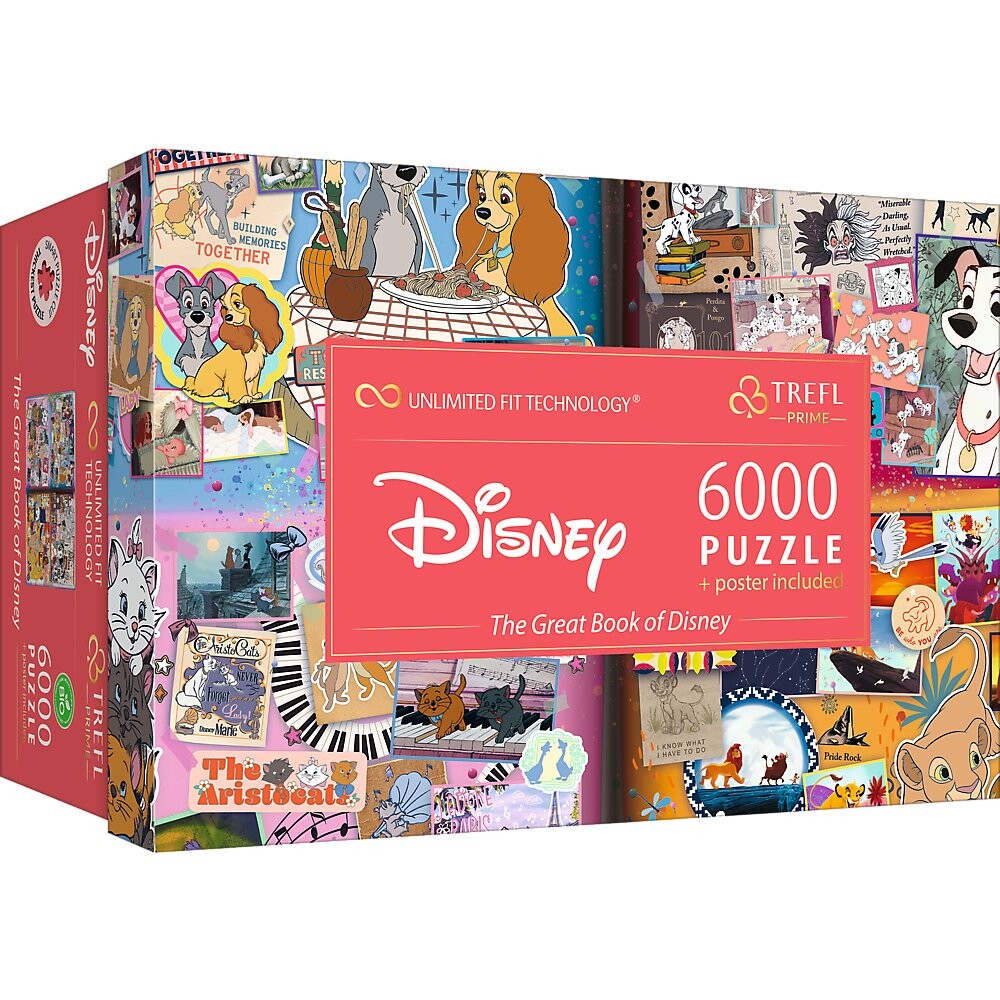 

Пазл, Trefl, UFT, The Great Book of Disney, 6000 шт.