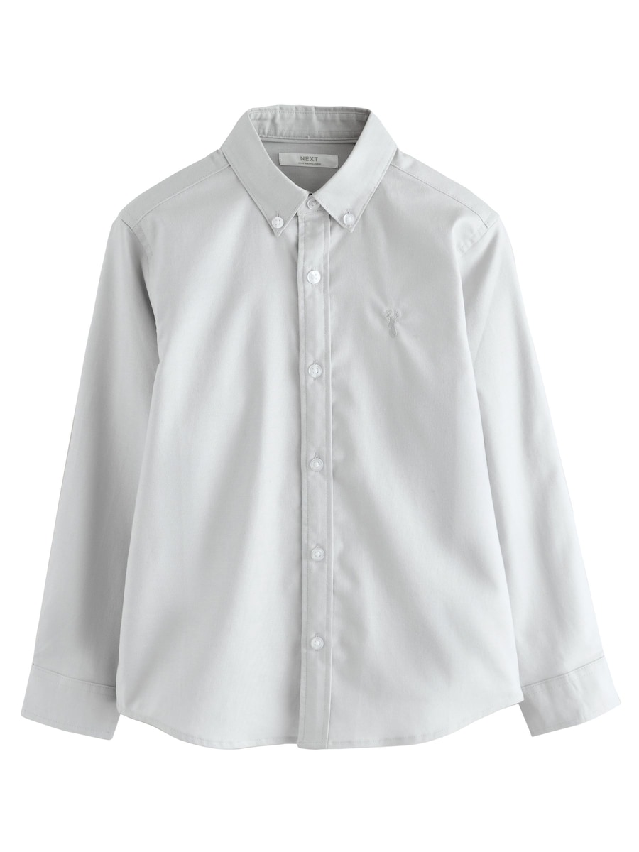 

Рубашка на пуговицах Comfort fit Next, светло-серый
