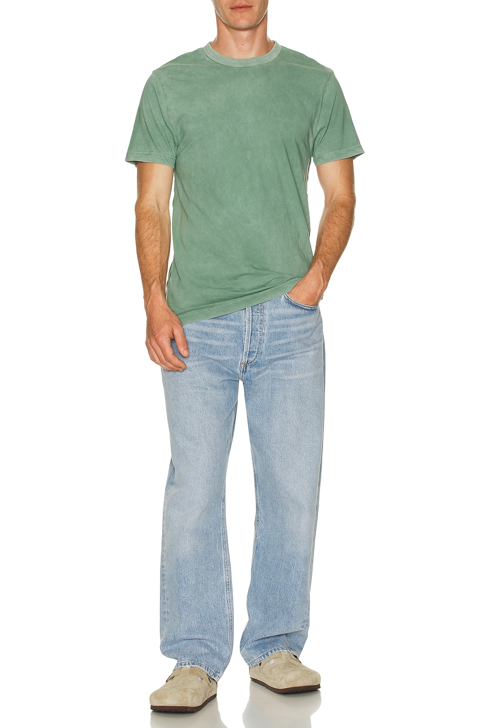 

Классическая футболка с круглым вырезом Cotton Citizen, Vintage Lagoon