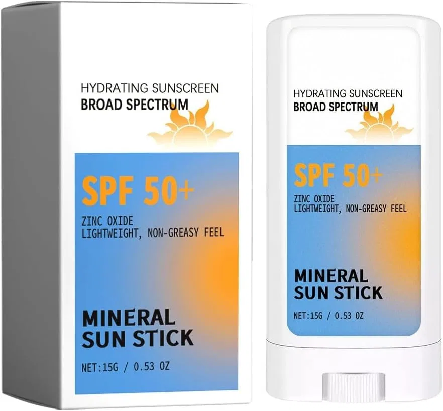Солнцезащитный стик для лица с увлажнением, Generic, белый, 34 г
