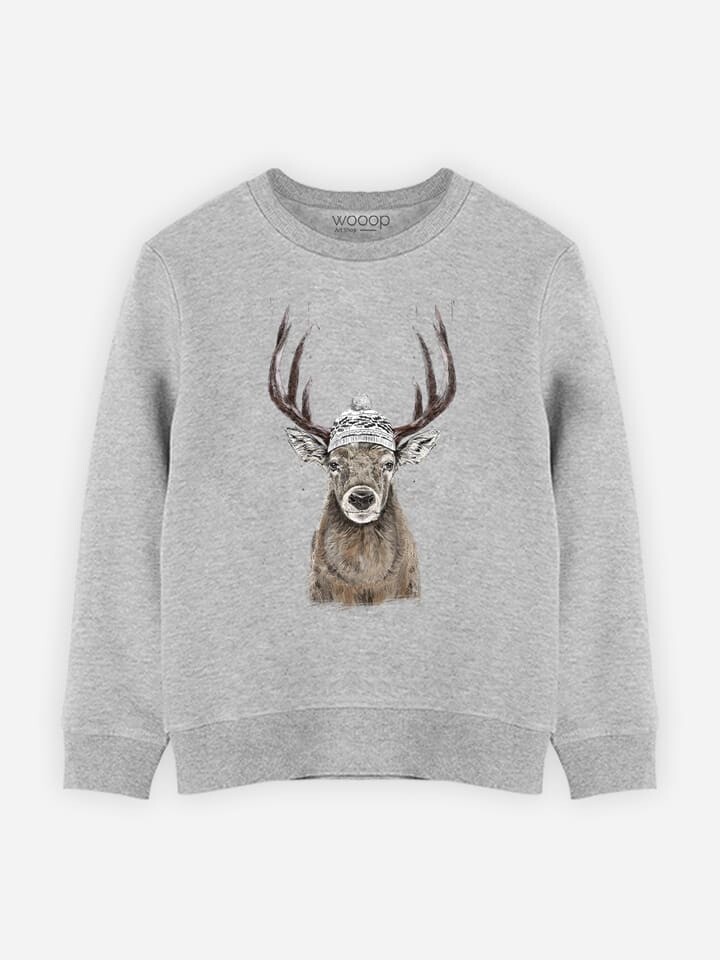 

Толстовка WOOOP Sweatshirt Let's go outside, серый