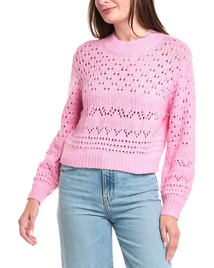 

Свитер Saltwater Luxe Pointelle, розовый