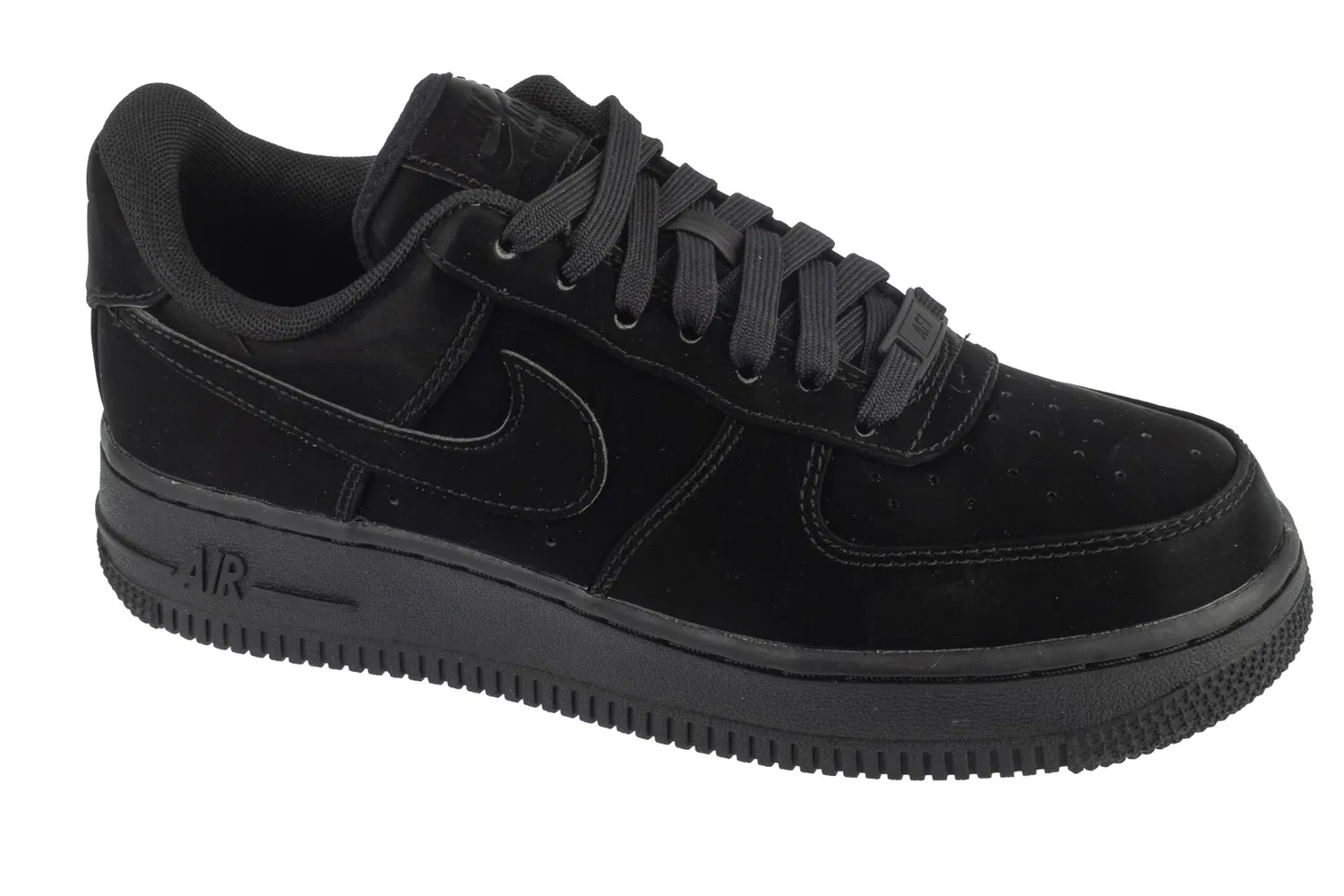 Кроссовки низкие, кожаные, Nike, черный