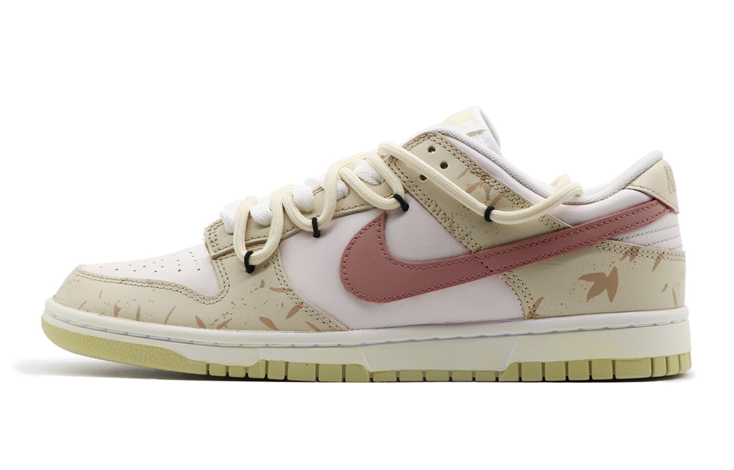 

Кроссовки Nike Dunk Skateboard Shoes Men Low-Top Yellow/brown/red