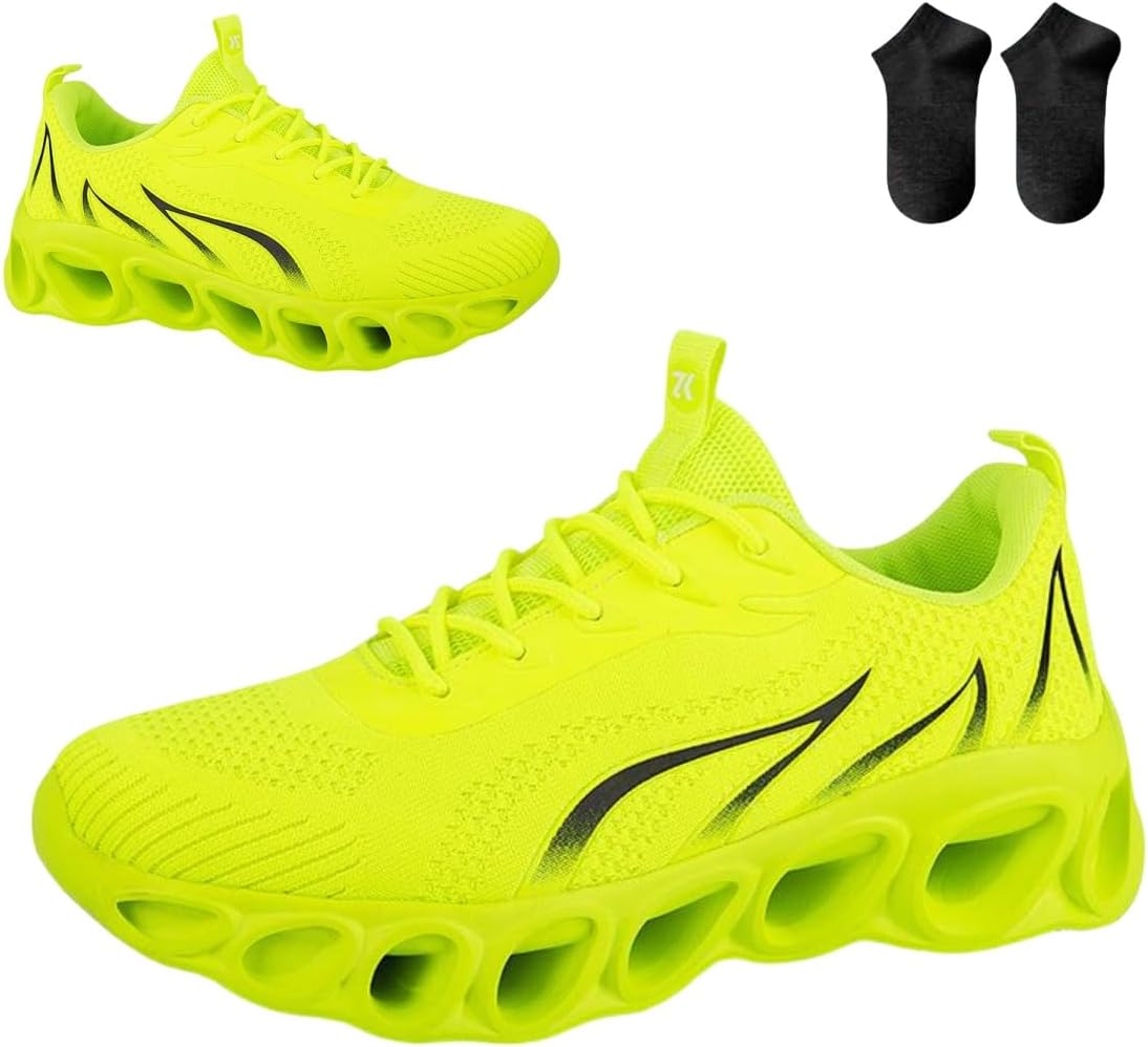 

Женские обувь Softsfeel для облегчения ходьбы, идеальная для прогулок, мужские ортопедические удобные кроссовки, противоскользящие с амортизацией Generic, зеленый