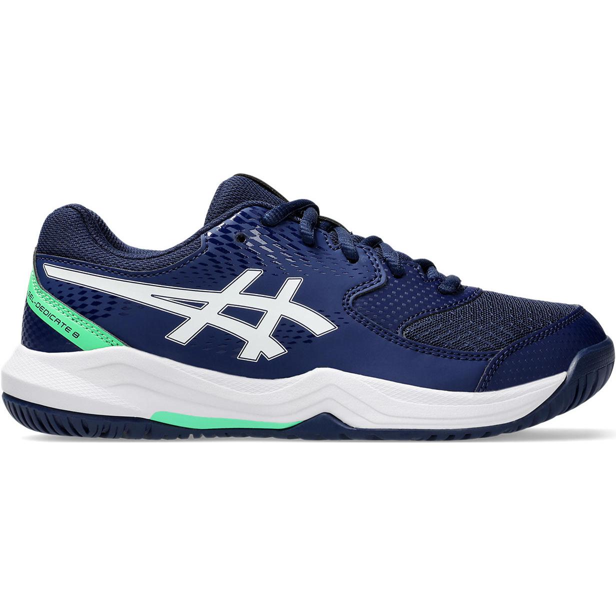 ASICS Gel Dedicate 8 Cushioning Low top детские тренировочные кроссовки Dark Blue для подростков — фото 3