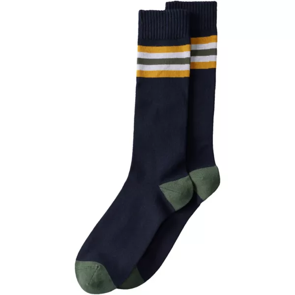 

Новинка: мужские носки Lands' End, цвет navy rugby stripe