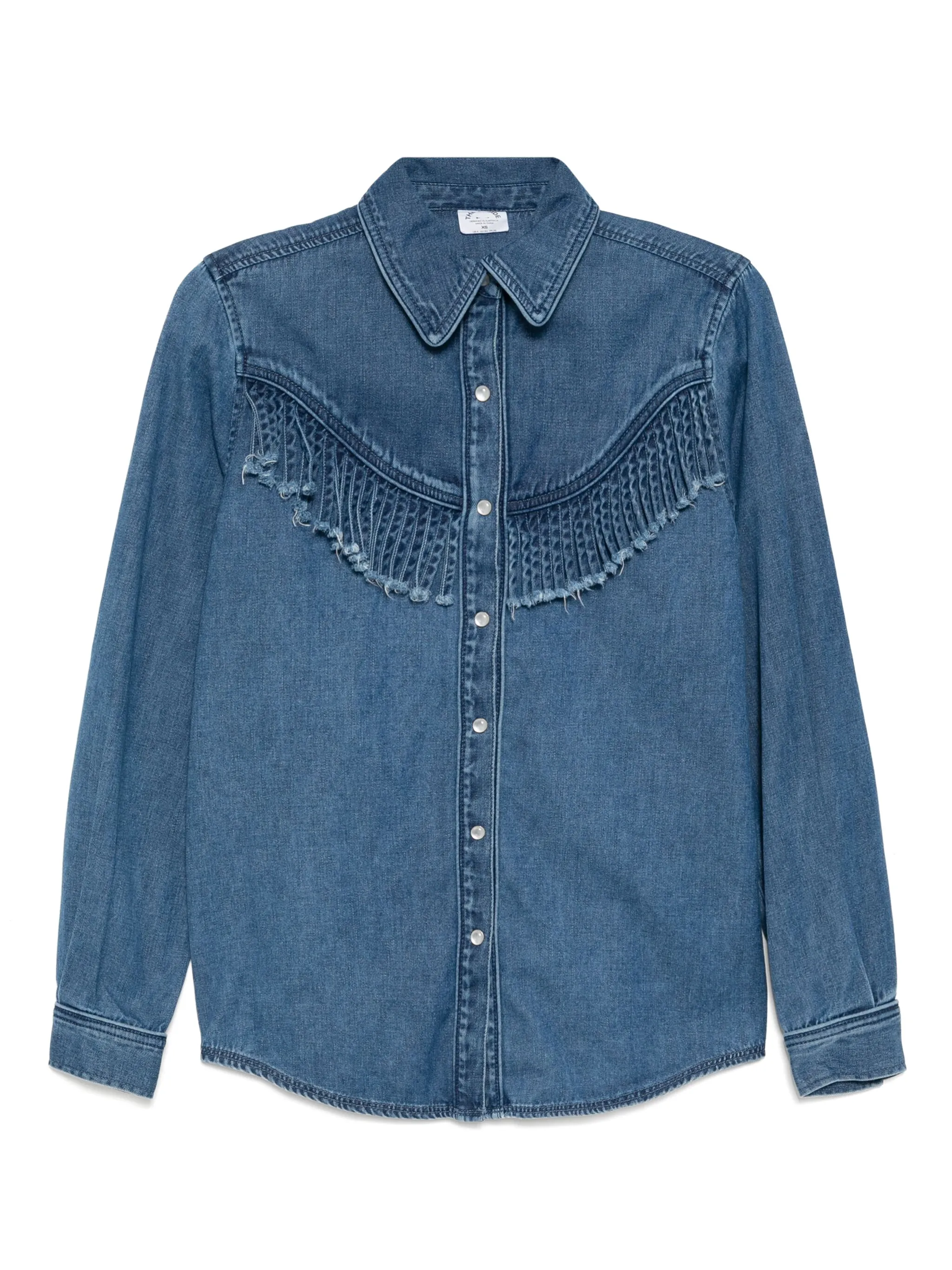 

Рубашка Wildwest с бахромой The Upside, синий