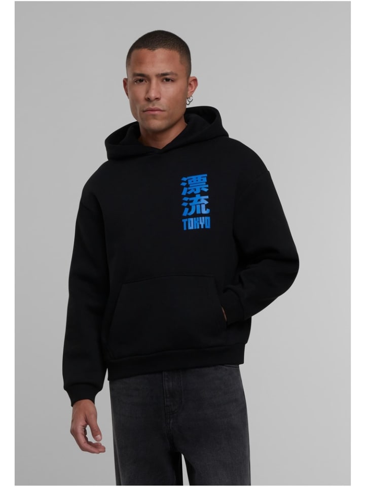 

Толстовка Tokyo Drifting Fluffy Hoody черного цвета Mister Tee