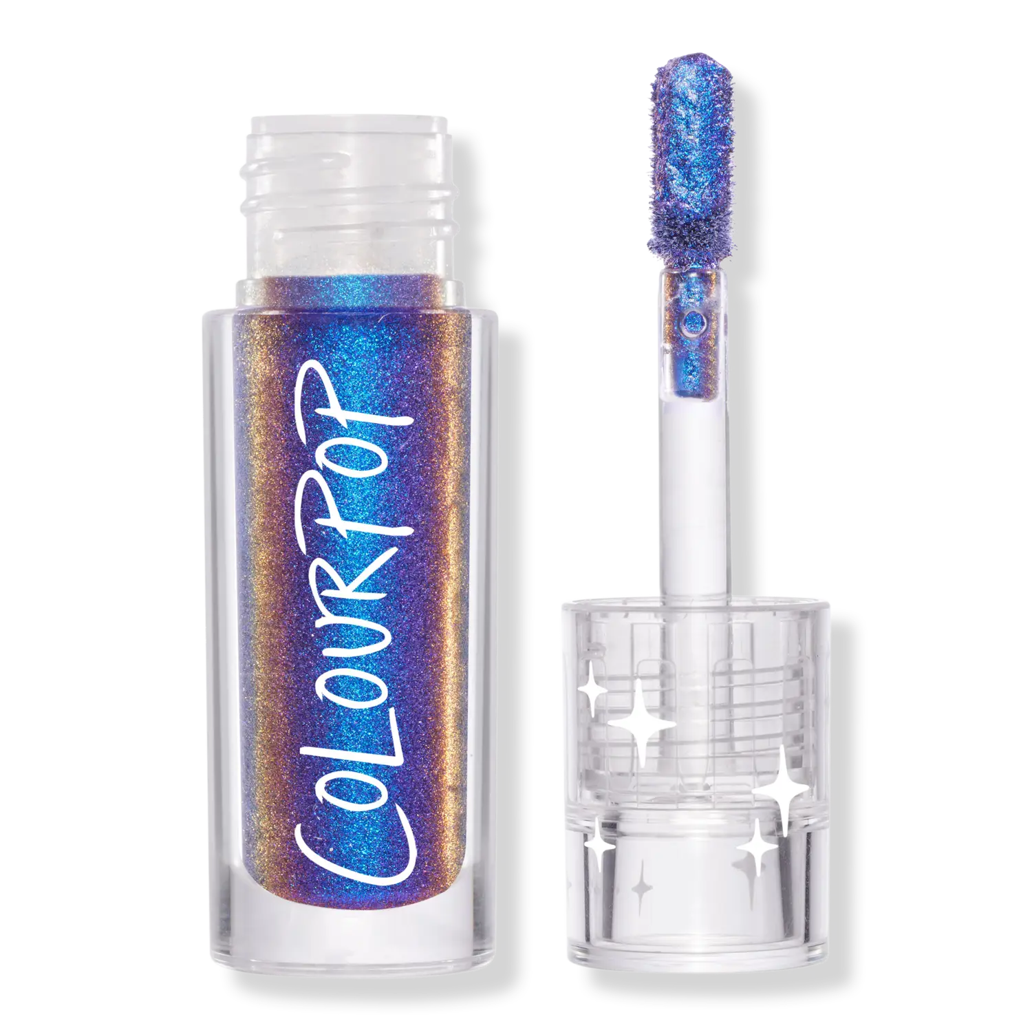 

Жидкие хромовые тени для век ColourPop, Morpho (vibrant cobalt blue & purple duochrome)