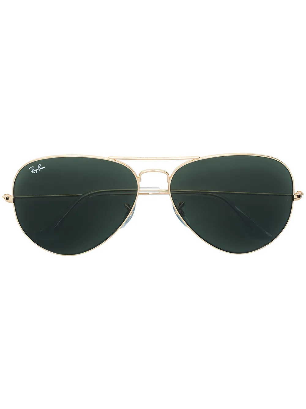 

Массивные солнцезащитные очки-авиаторы Ray-Ban, металлик
