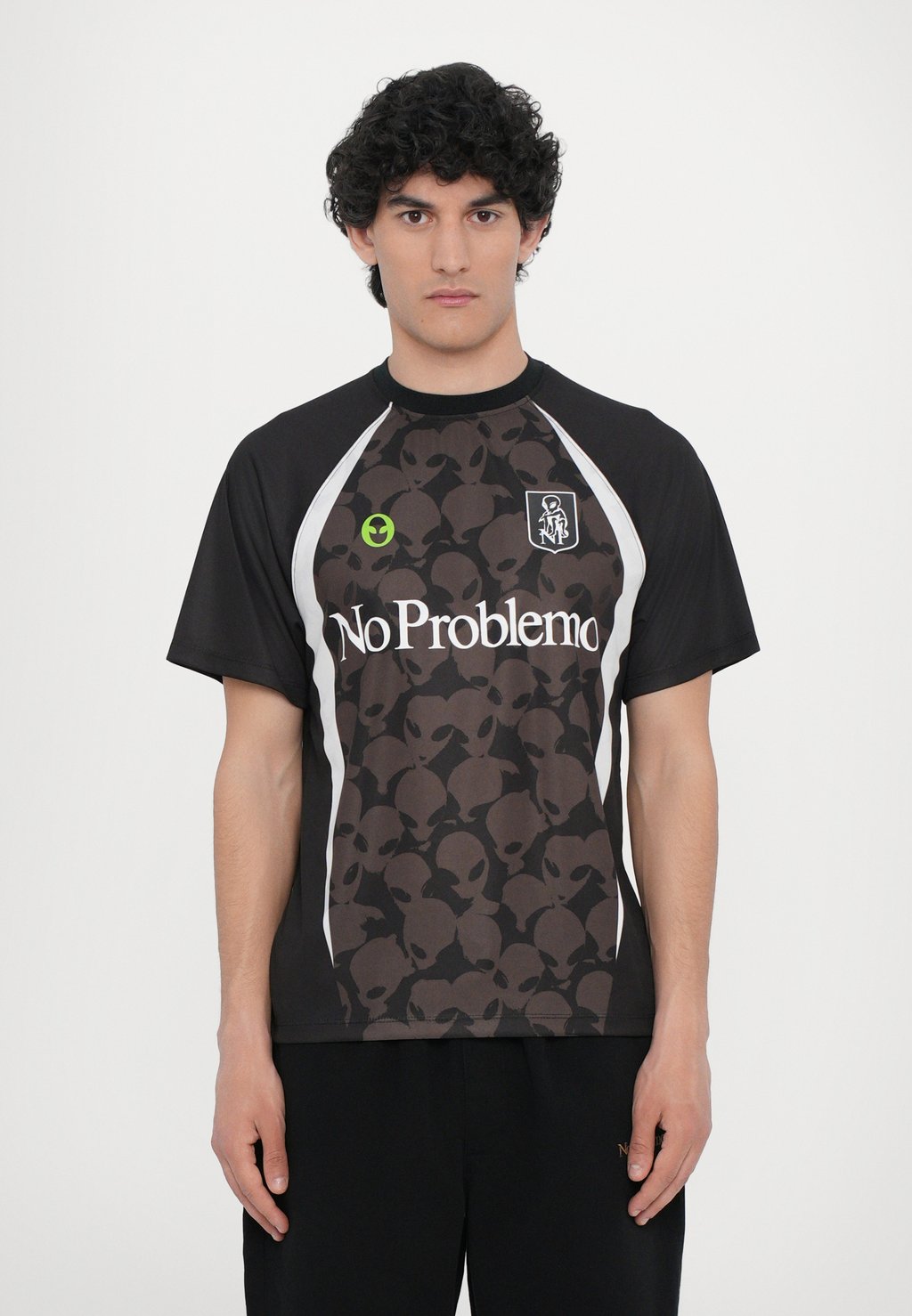 

Футболка с принтом AREA 51 FOOTBALL SHIRT No Problemo, черный