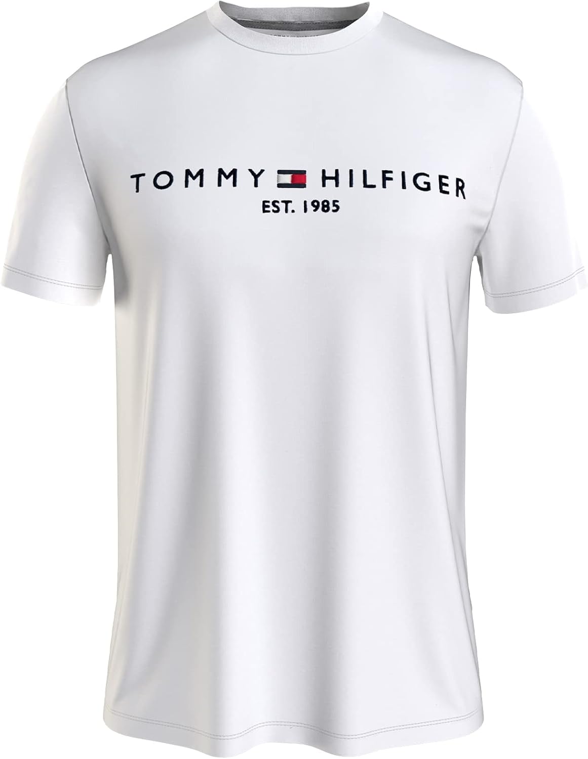 Мужская майка Tommy Hilfiger Modern Essentials с коротким рукавом и круглым вырезом, Bright White — фото 3
