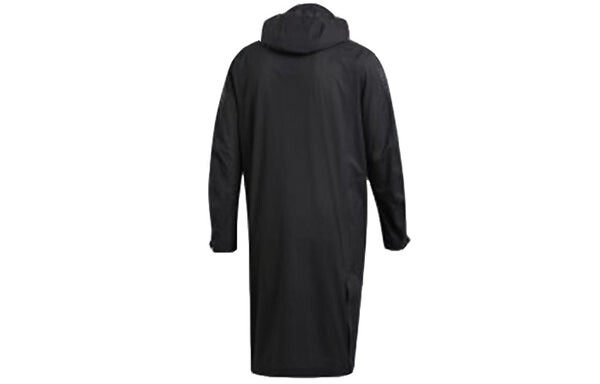 Куртка adidas Terrex_Wm 3L Jacket Casual Sports Long Hooded Jacket Black, черный — фото 3