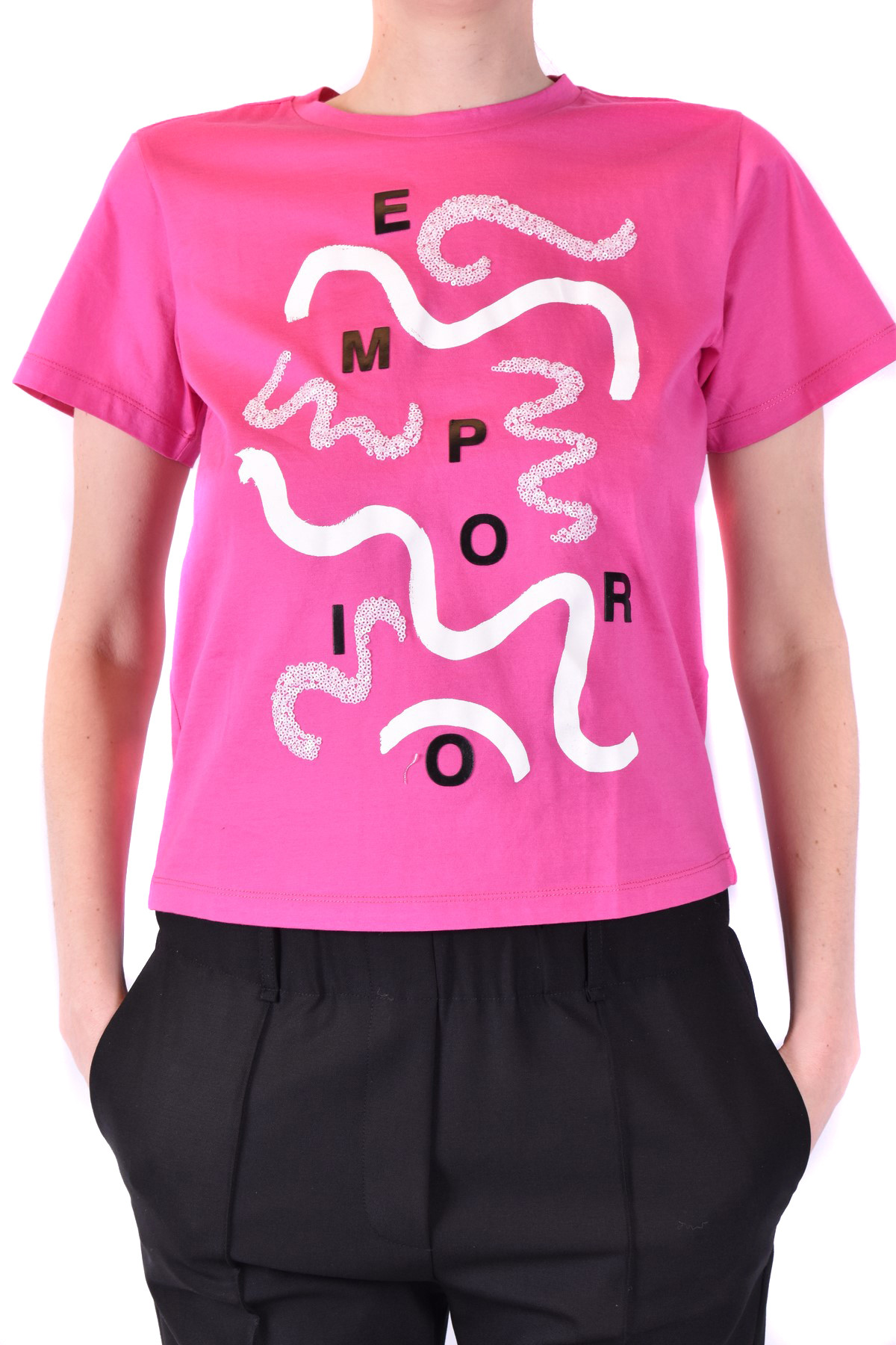 

Футболка Armani Emporio, розовый