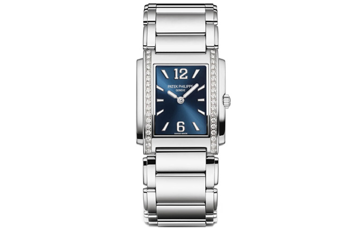 

PATEK PHILIPPE Женские часы TWENTY4 с кварцевым механизмом, водонепроницаемостью 30 м, синим циферблатом 251*30 мм