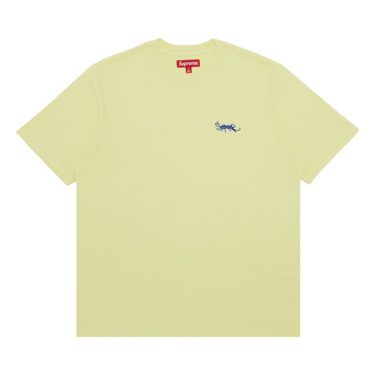 

Топ Supreme Washed Tag Short-Sleeve Top, желтый
