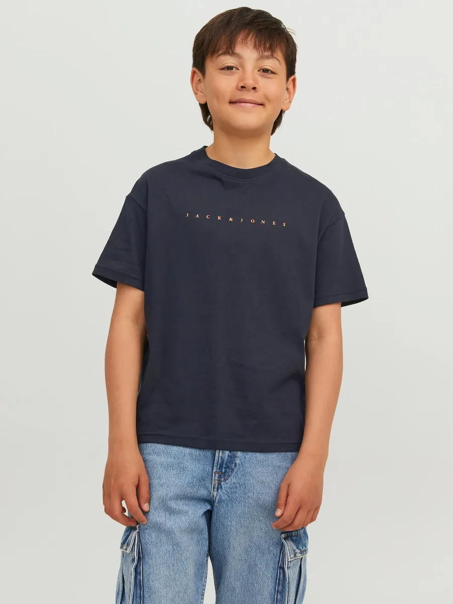 

Детская рубашка с короткими рукавами Jack & Jones "JJESTAR JJ TEE SS NOOS JNR" Jack & Jones Junior, синий