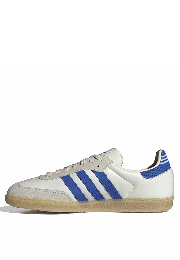 Кроссовки, классические, Samba OG, adidas, белый/синий — фото 4