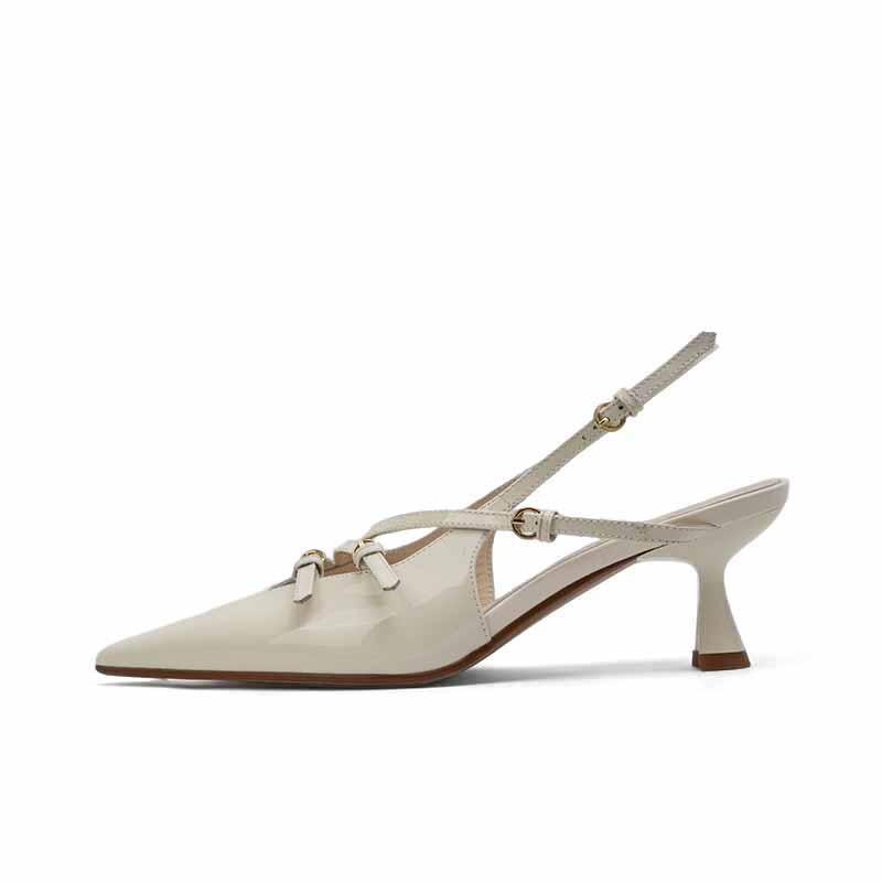 SHOEMAKER QUEEN Стройные каблуки на высоком каблуке женские молочно-белые, цвет Milk White