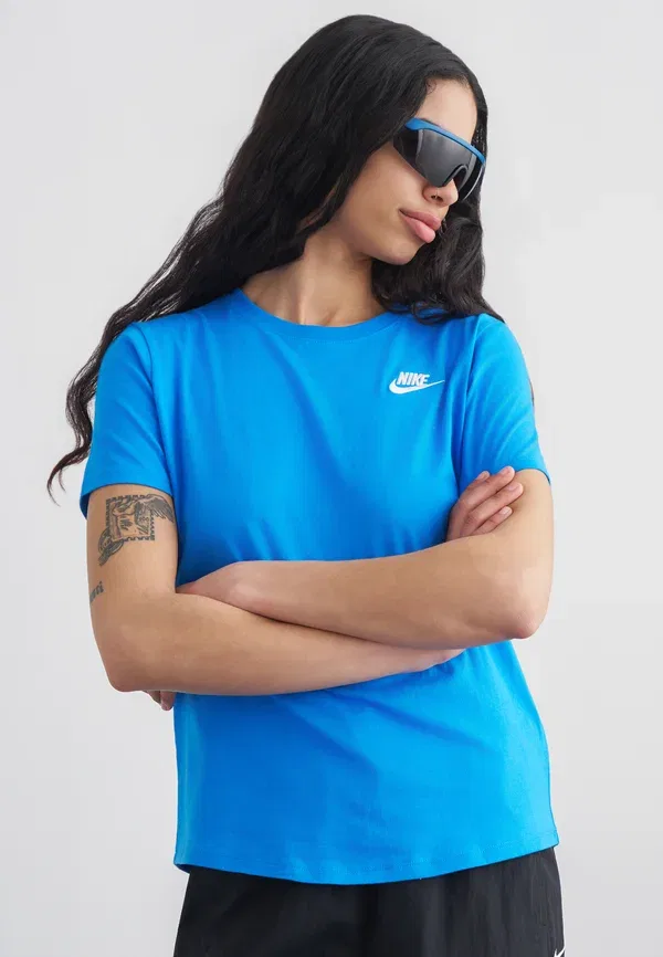 Футболка базовая Club tee Nike Sportswear, синий/белый