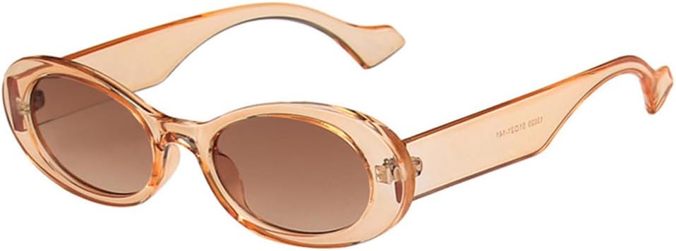 

Солнцезащитные очки UV400 - овальная оправа, маленький размер, леопардовый принт, желейного цвета, для женщин и мужчин, для бега и занятий спортом на открытом воздухе UYPTK, C10lightbrown-brown