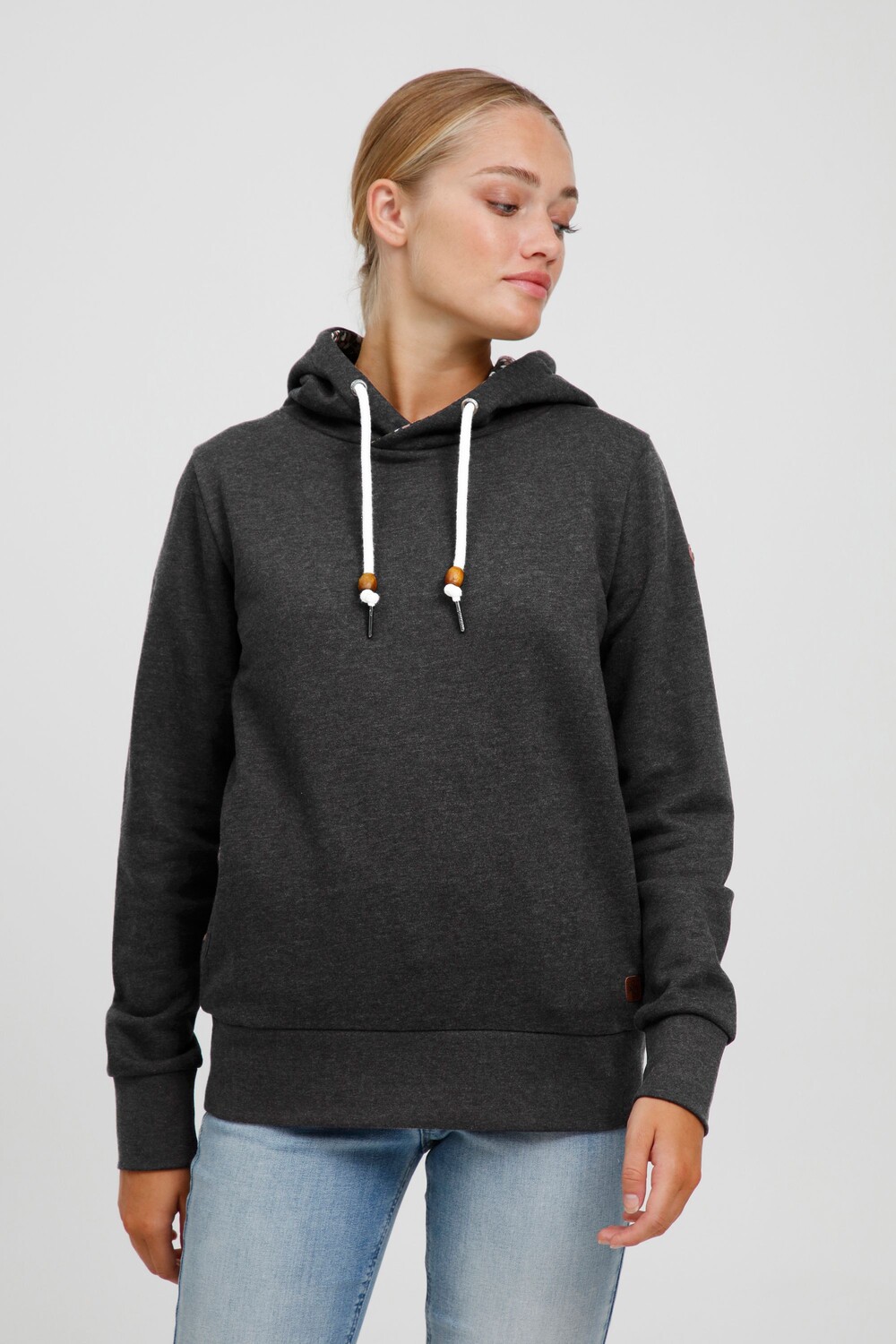 

Толстовка Oxmo Kapuzenpullover OXUlrika, серый