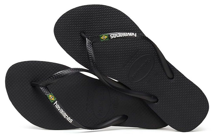 

Слайд женский черный Havaianas