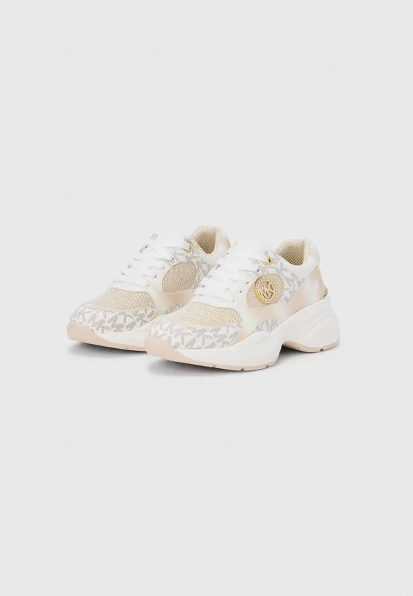 Кроссовки zuma Michael Kors Kids, Vanilla/Pale Gold-Coloured — фото 2