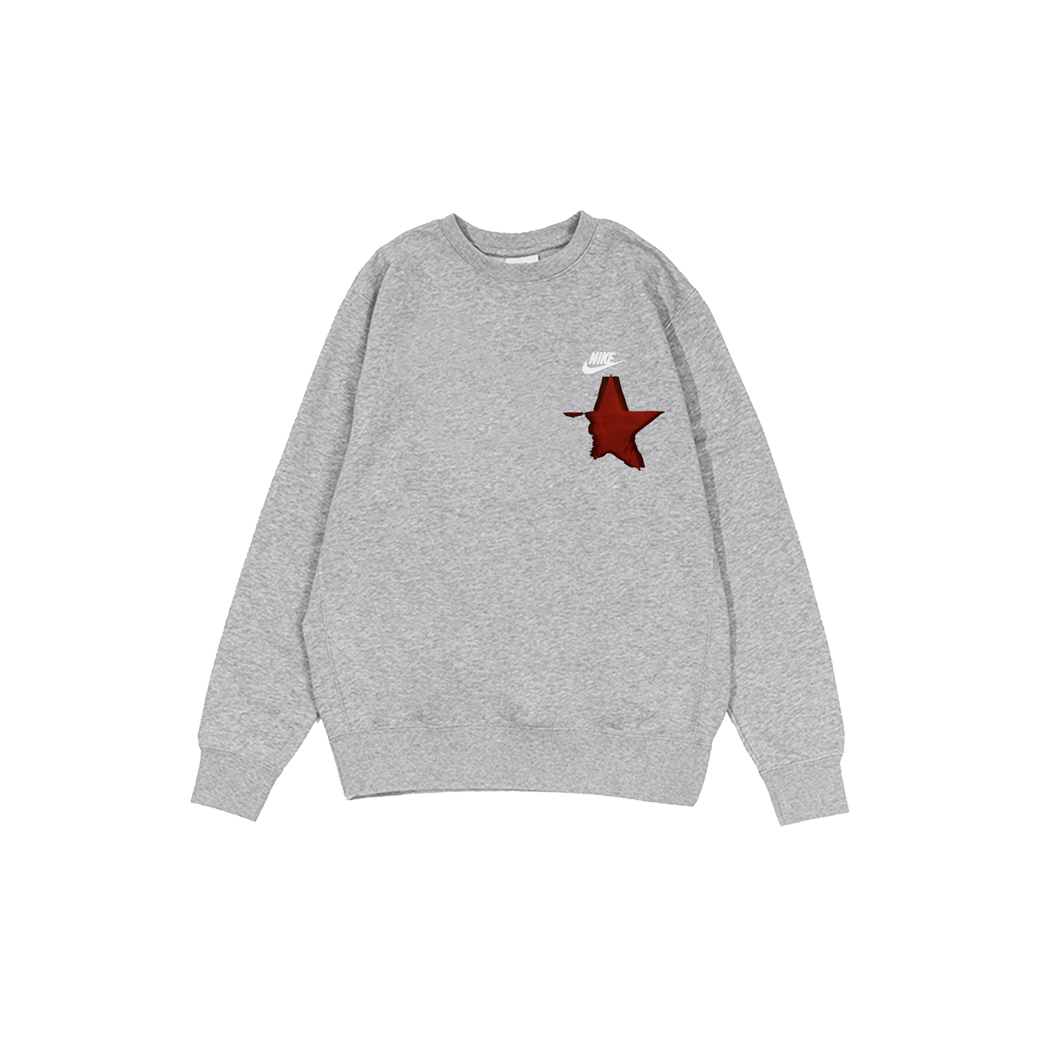 

Толстовка dri fit мужская gray Nike, серый