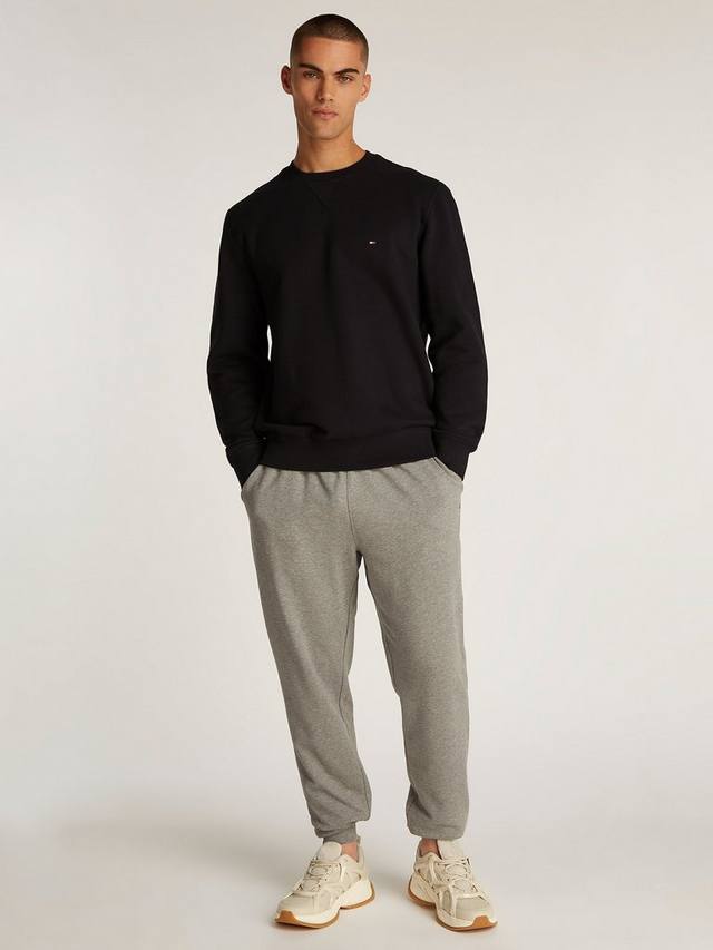 Эластичная флисовая толстовка из хлопковой смеси Tommy Hilfiger, Black — фото 3