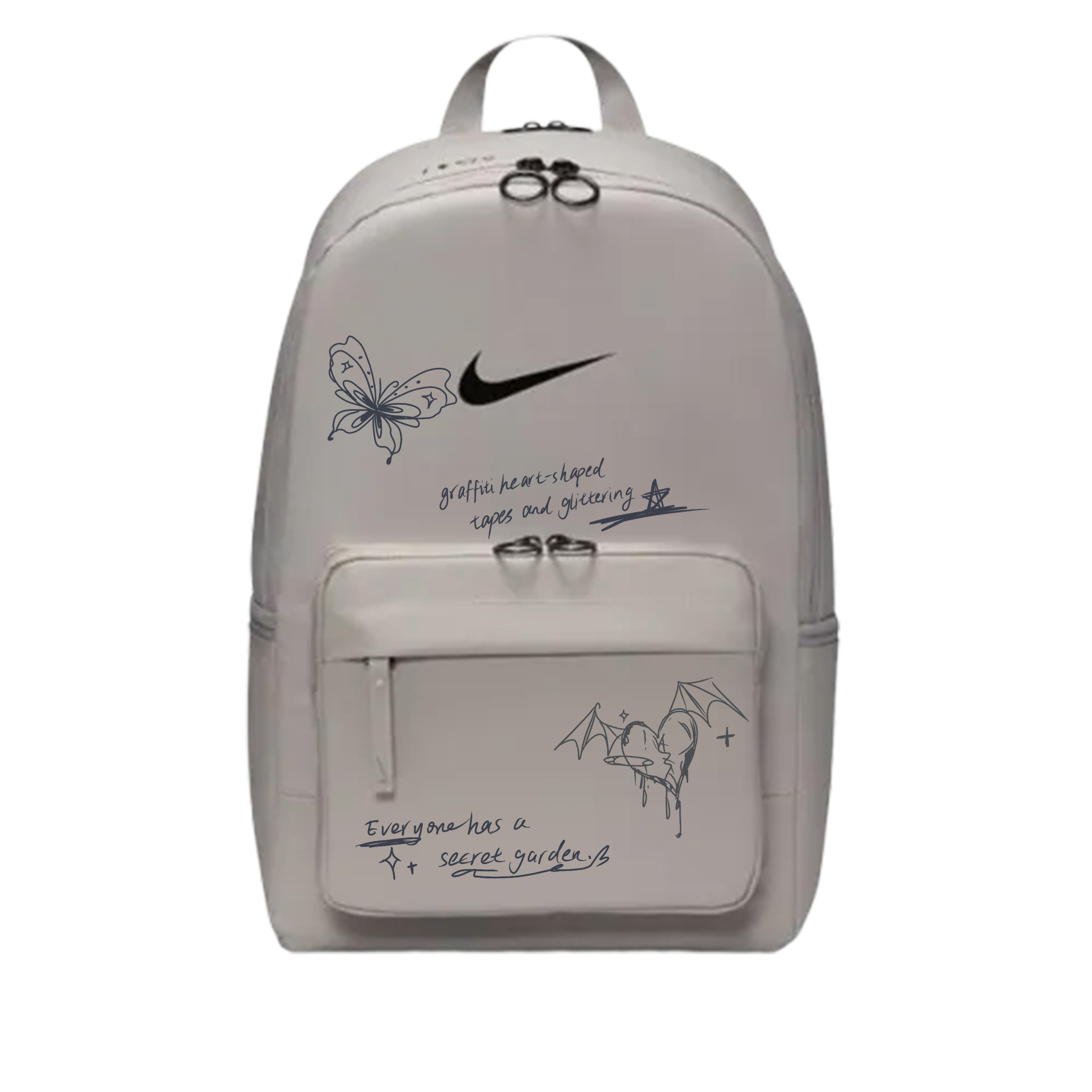 

Nike Тканевый рюкзак Regular Unisex Multicolor, Minimalist Style Heart