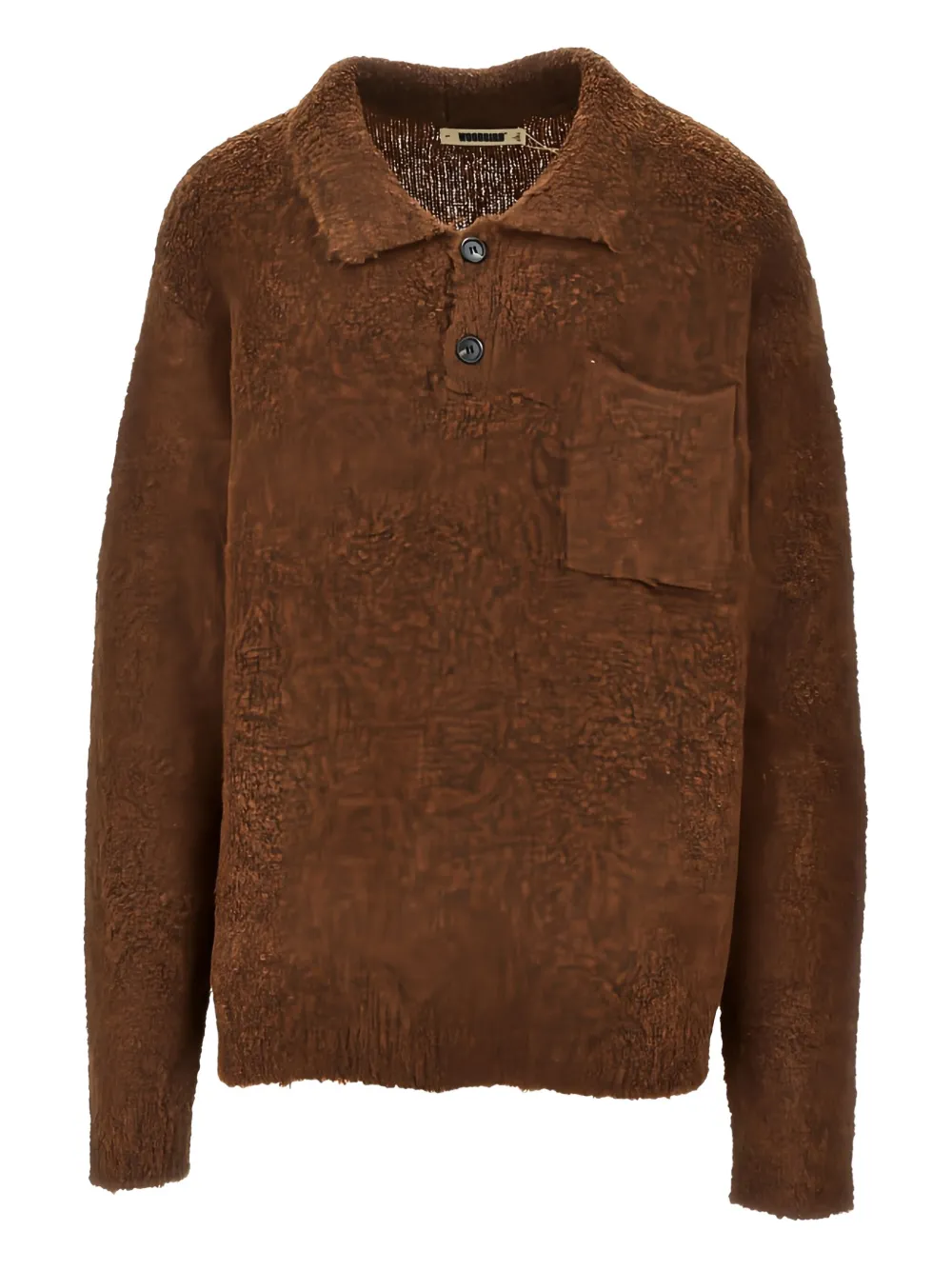 

Поло с карманом Bird, коричневый