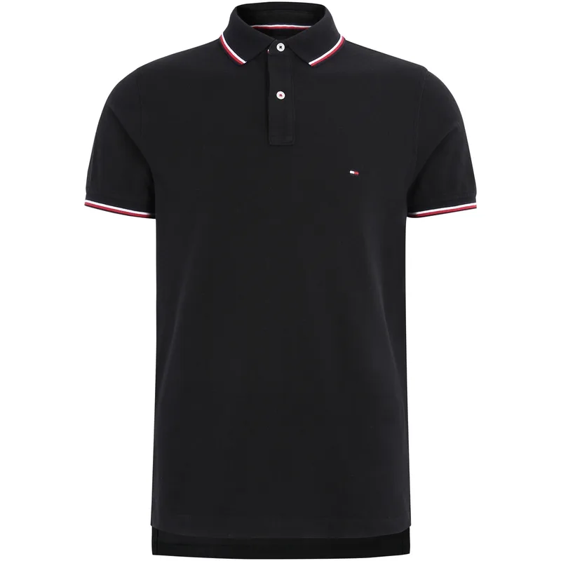 Футболка-поло с полосками Tommy Hilfiger, Black BDS