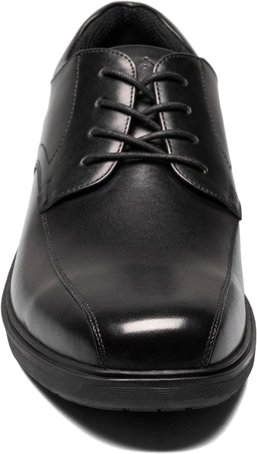 Мужские оксфорды Nunn Bush Pro Bicycle Toe с противоскользящей технологией Kore Slip Resistant Comfort Technology, Black — фото 4
