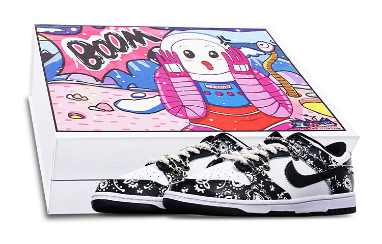 

Кроссовки Nike Dunk Skateboard Shoes Women's Low-Top Black White