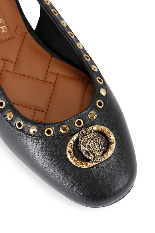 Кожаные балетки Chelsea на ремешке Kurt Geiger London, черный — фото 3