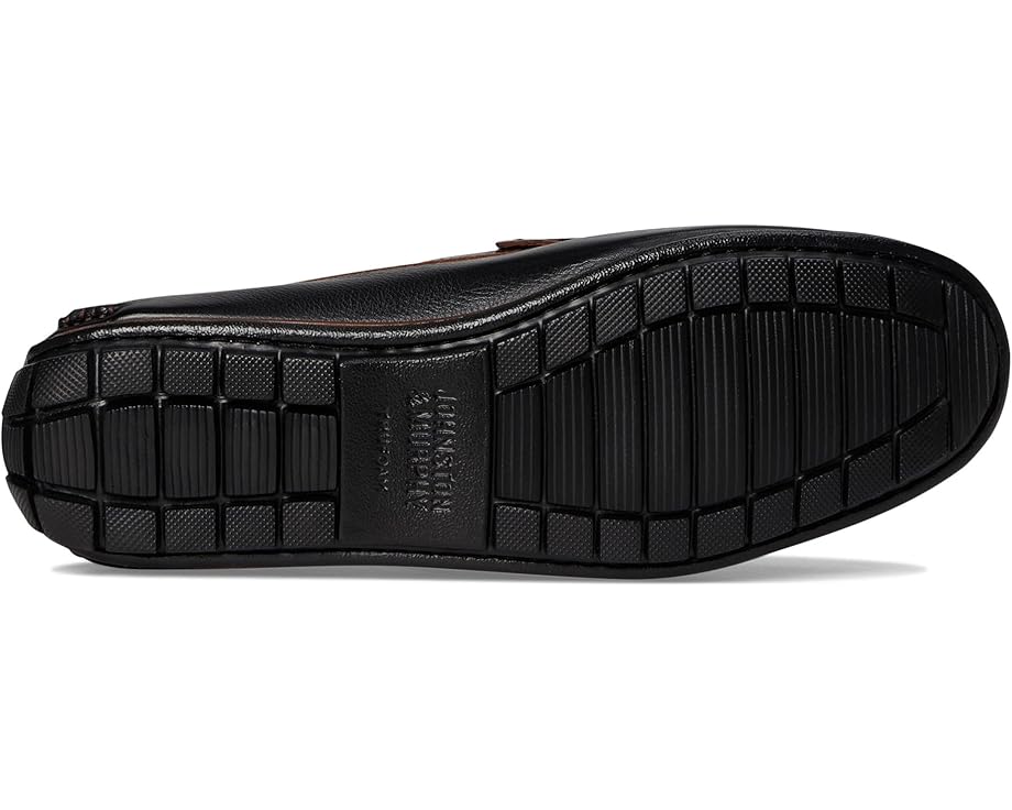 Лоферы Johnston & Murphy Cort 2.0 Penny, цвет Black Full Grain/Dark Brown Croc Embossed Full Grain — фото 3